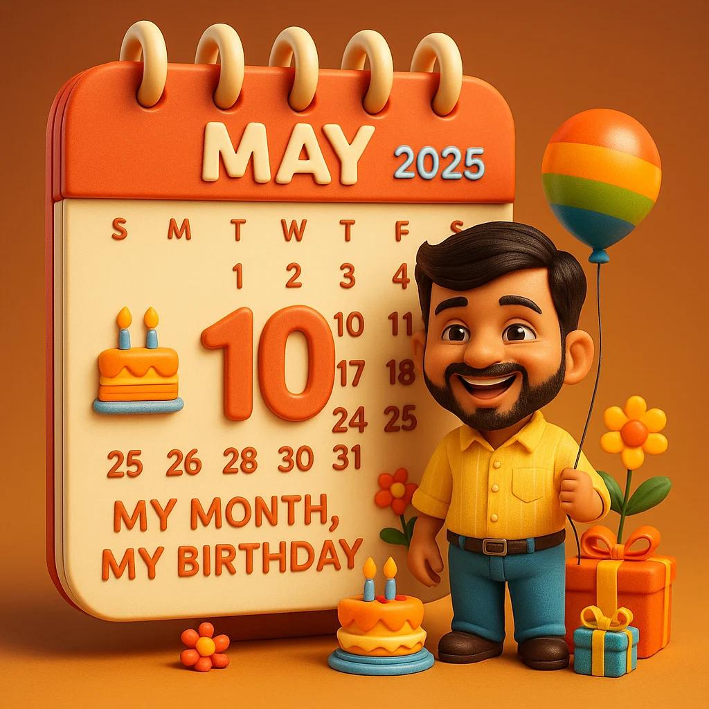 Create personalized 2025 birthday-themed 3D illustrations using GPT AI. 2