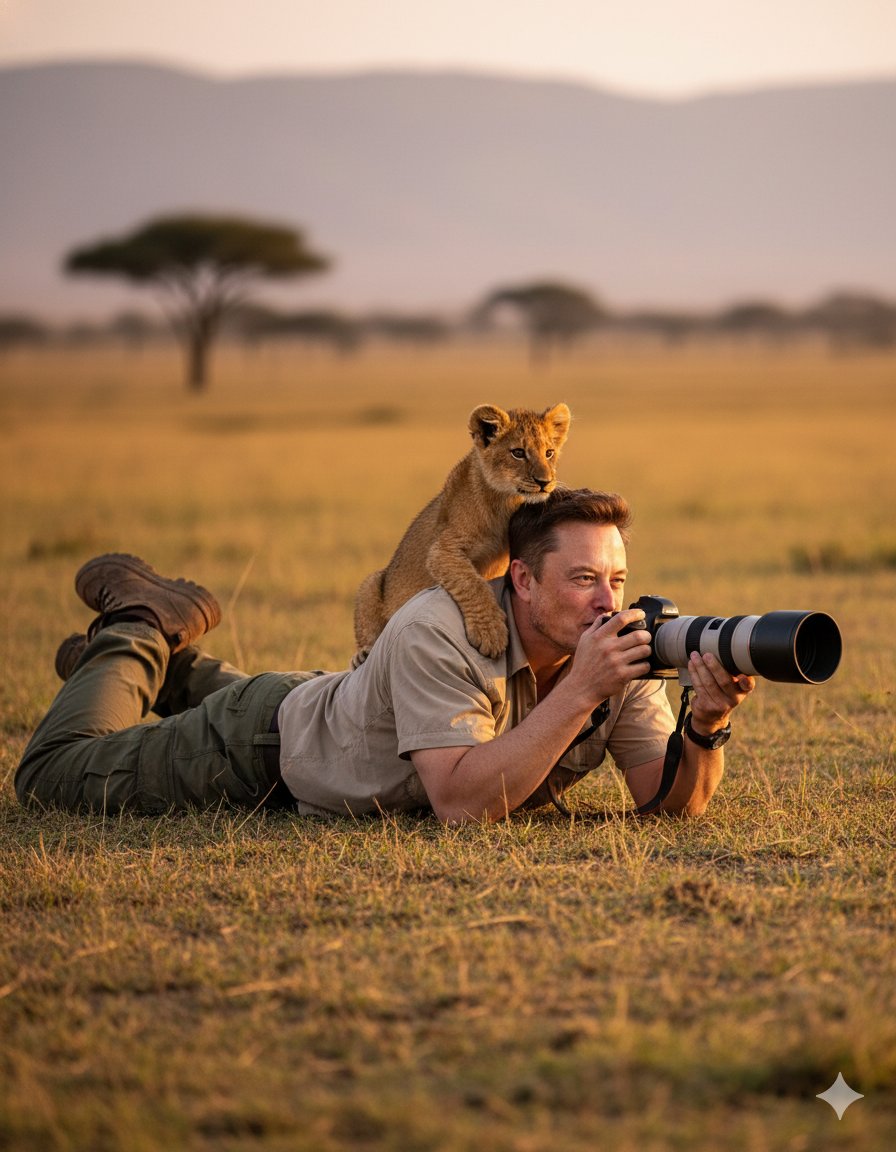 AI-generated ultra-realistic wildlife adventure photos to craft your own personalized wildlife journey.