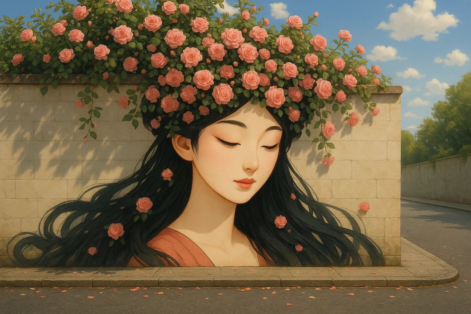 Nano Banana Pro created the “Luolian Maiden” mural, with details that are both lifelike and dreamlike, almost surreal. 2