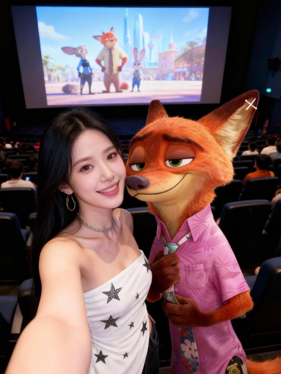 Selfie post: A heartwarming photo with Disney's police rabbit Judy Hopps. 2