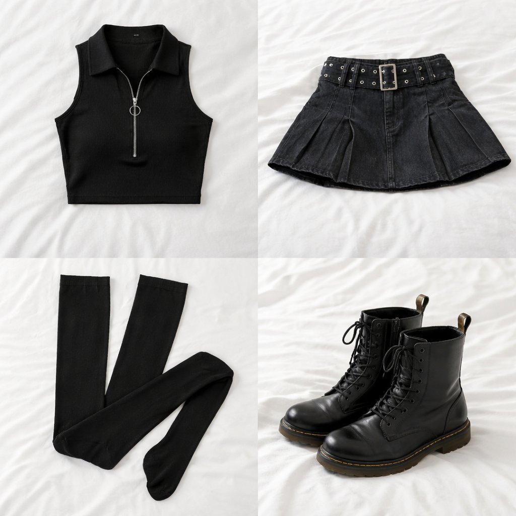 Completely reproduces the texture of the clothes and separates them. 👗👢✨ Higgsfield's new model GPT Image 1.5 — its clothing-extraction capability.