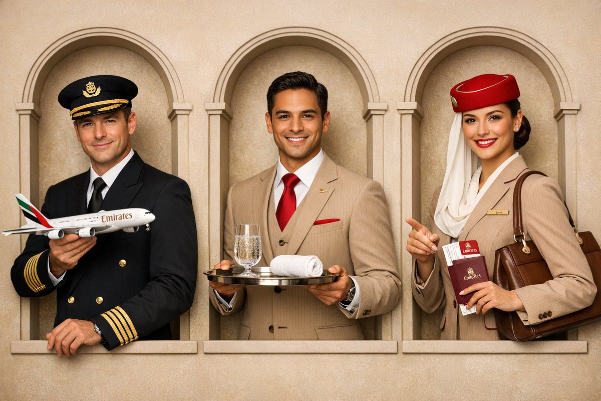 A luxury [BRAND] brand advertisement featuring three stylish... 4