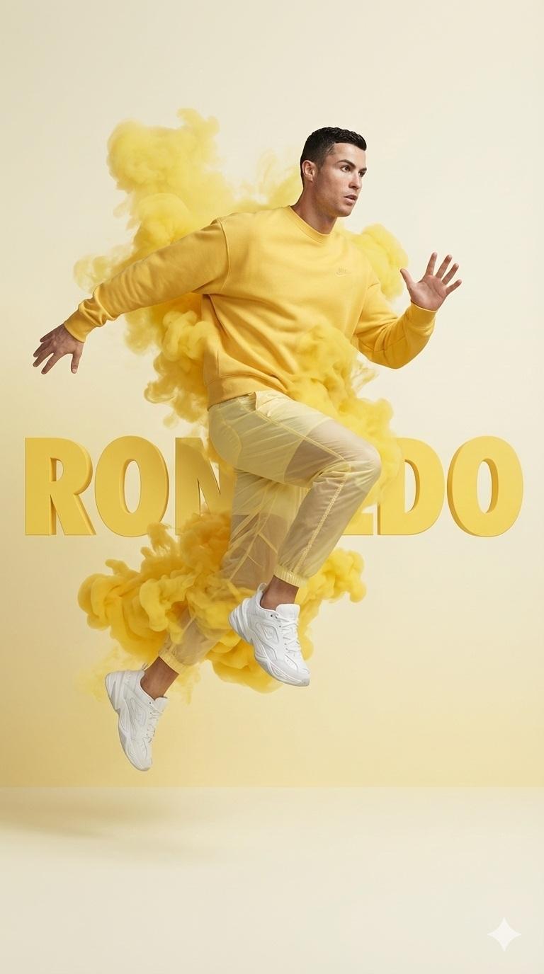 A hyper realistic studio photograph of a male athlete mid air... 2