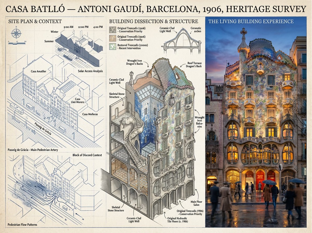 A preservation architect's survey board for [BUILDING / STRUC... 2