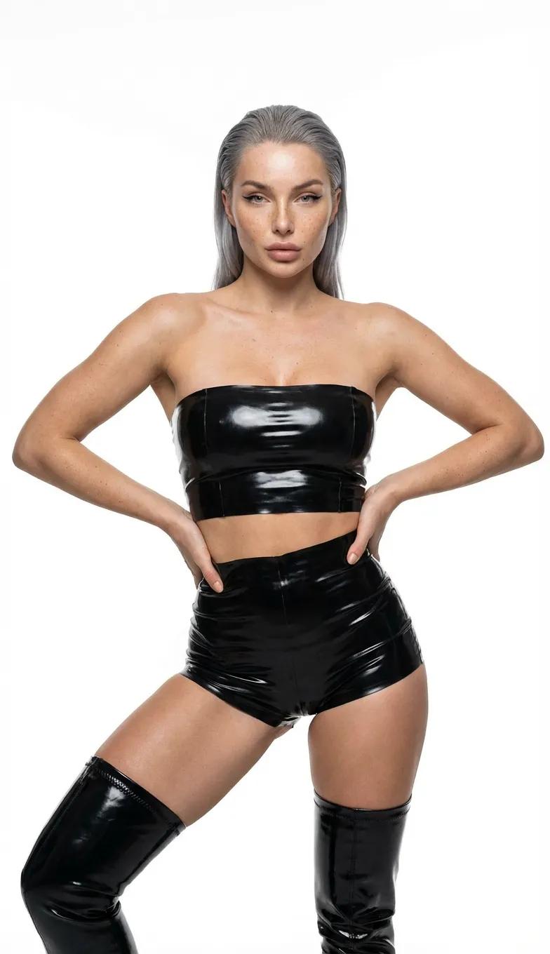 Ultra realistic high fashion studio photography of a young ad... 2