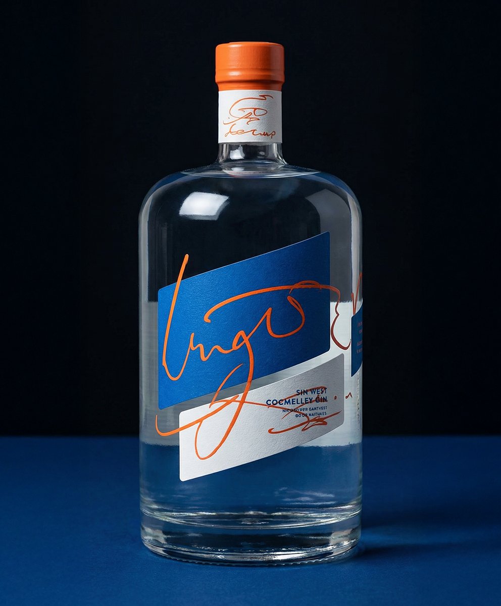 Packing Design Concept for a Dry Gin 2