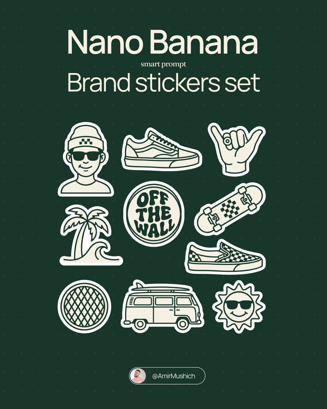 [BRAND NAME]. Act as a vector illustrator designing a trendy,...
