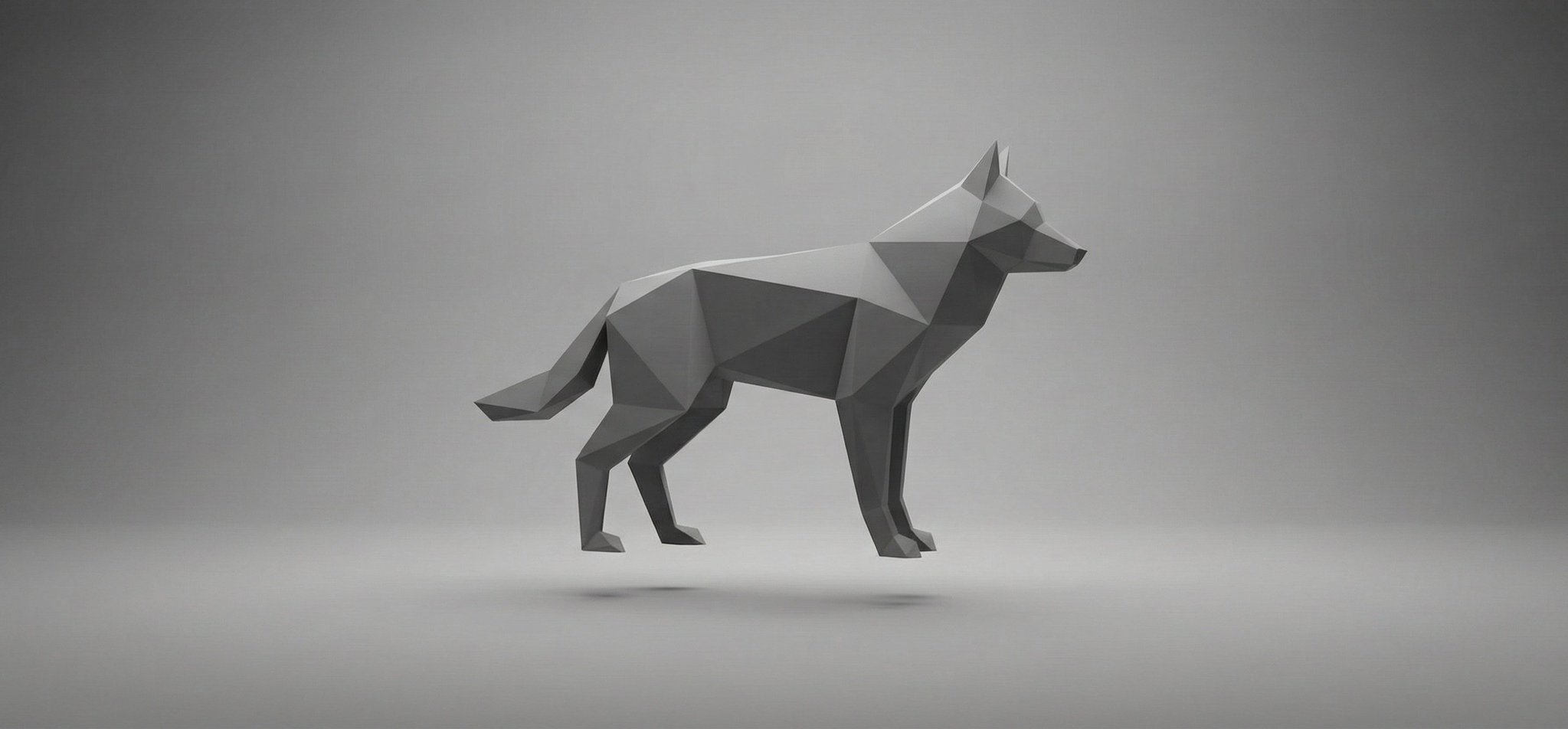 [SUBJECT] abstracted into simple geometric forms, floating in a monochromatic zen space.