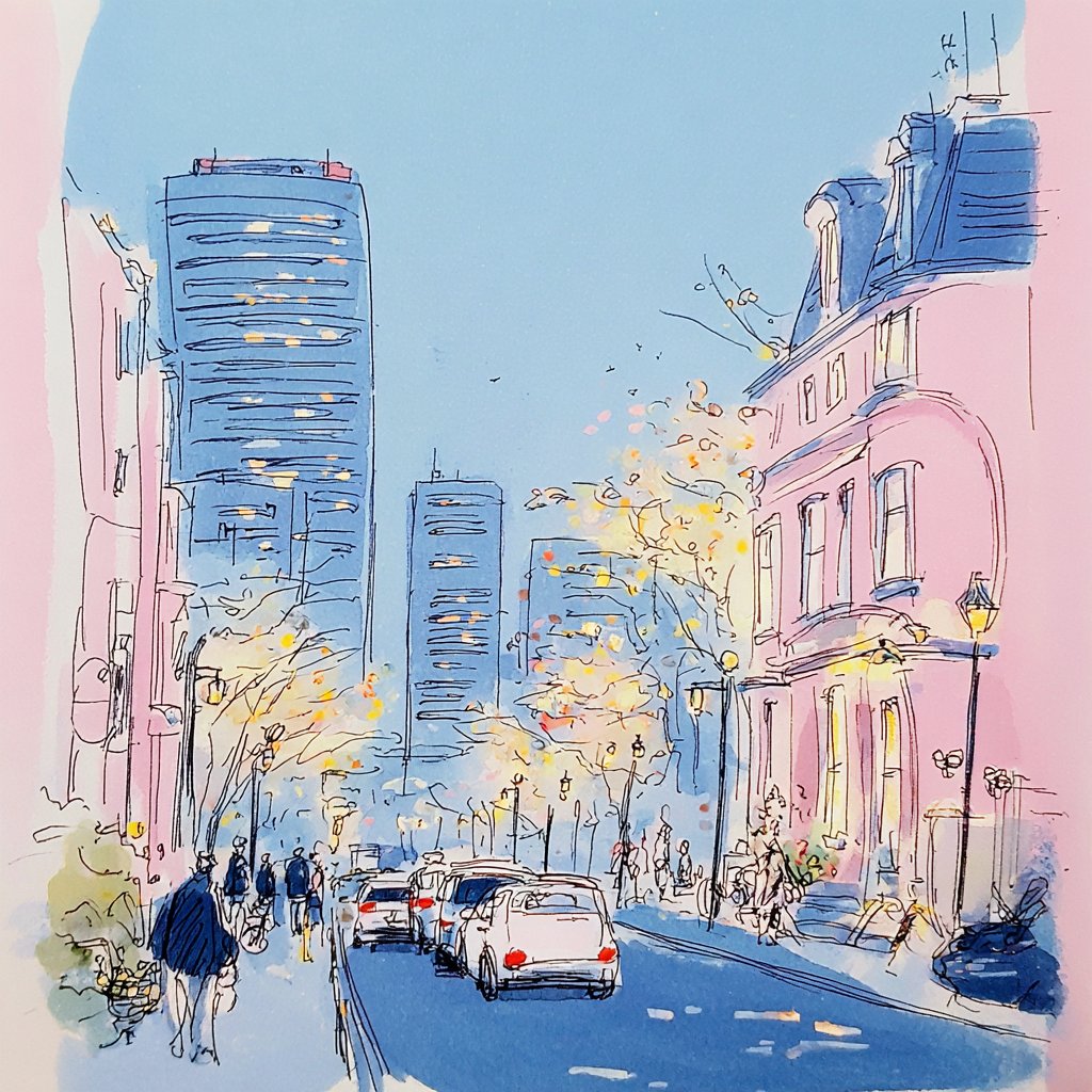 This is the latest style I’ve created in Midjourney, and it w... 2
