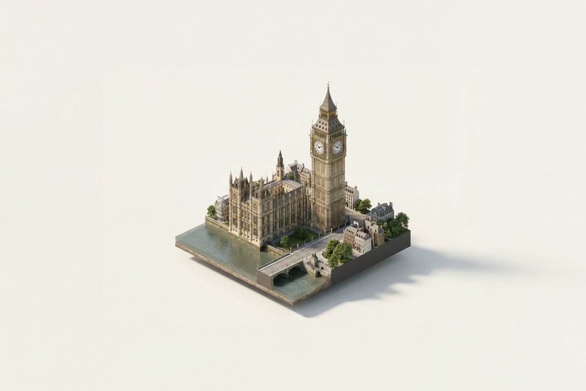 A miniature isometric architectural diorama of [LANDMARK NAME... 4