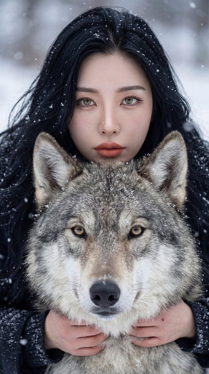 "Objective": "Create a breathtaking cinematic winter portrait... 2