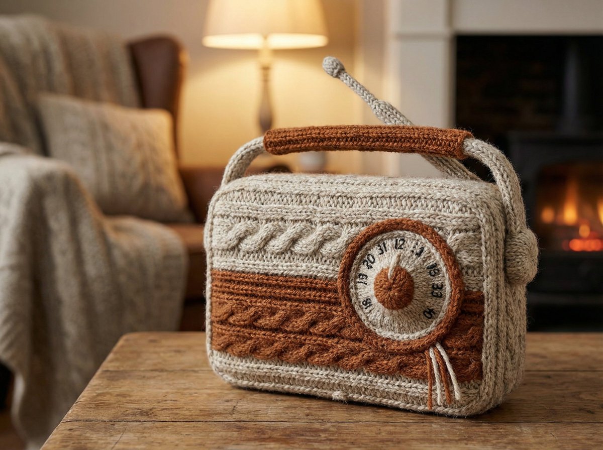 An [OBJECT] rendered as if entirely hand knitted from chunky... 4