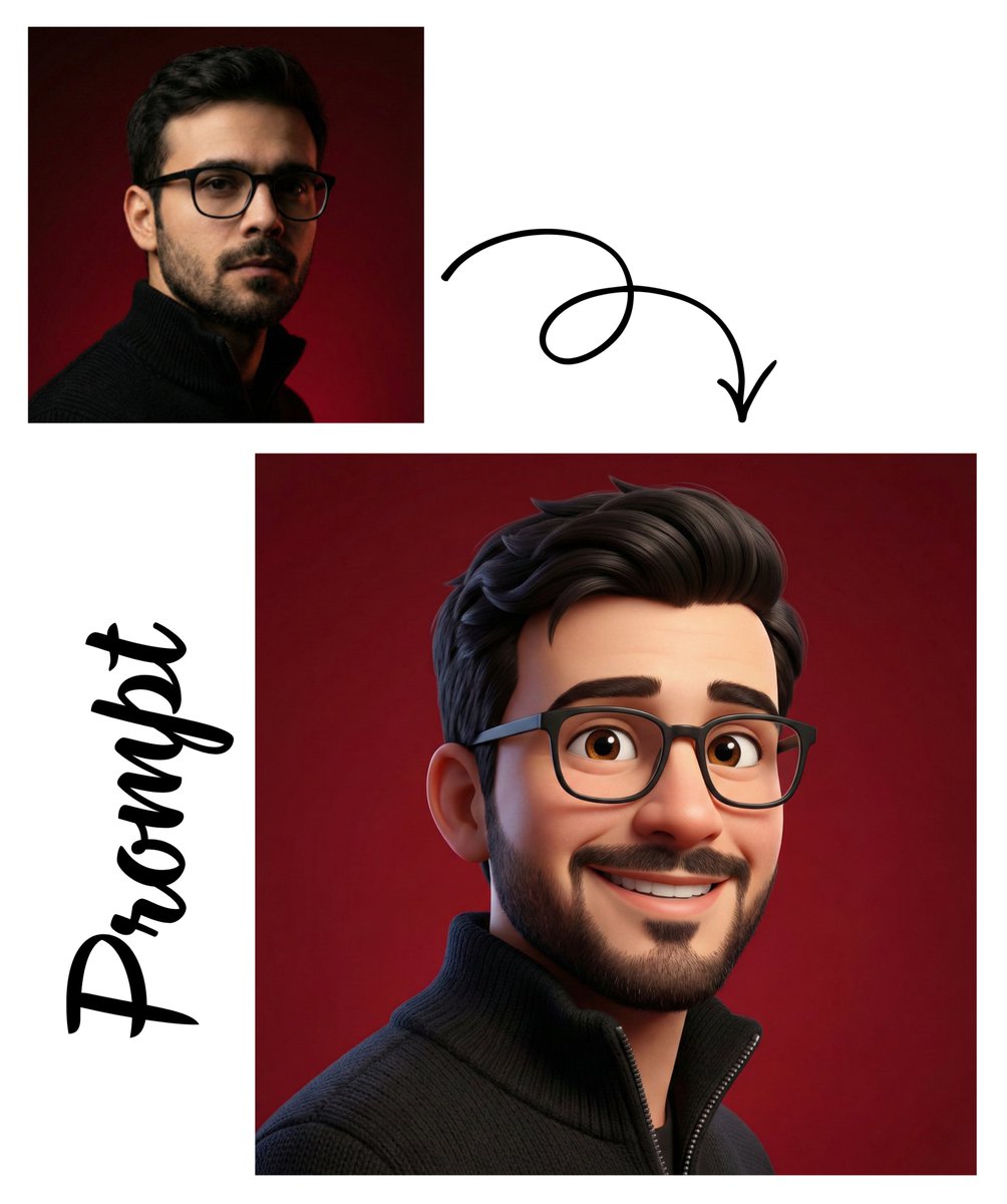 Create a high quality 3D avatar of the person in the uploaded...