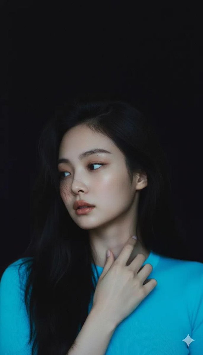 Create Moody cinematic portrait of a young woman with clear f... 3