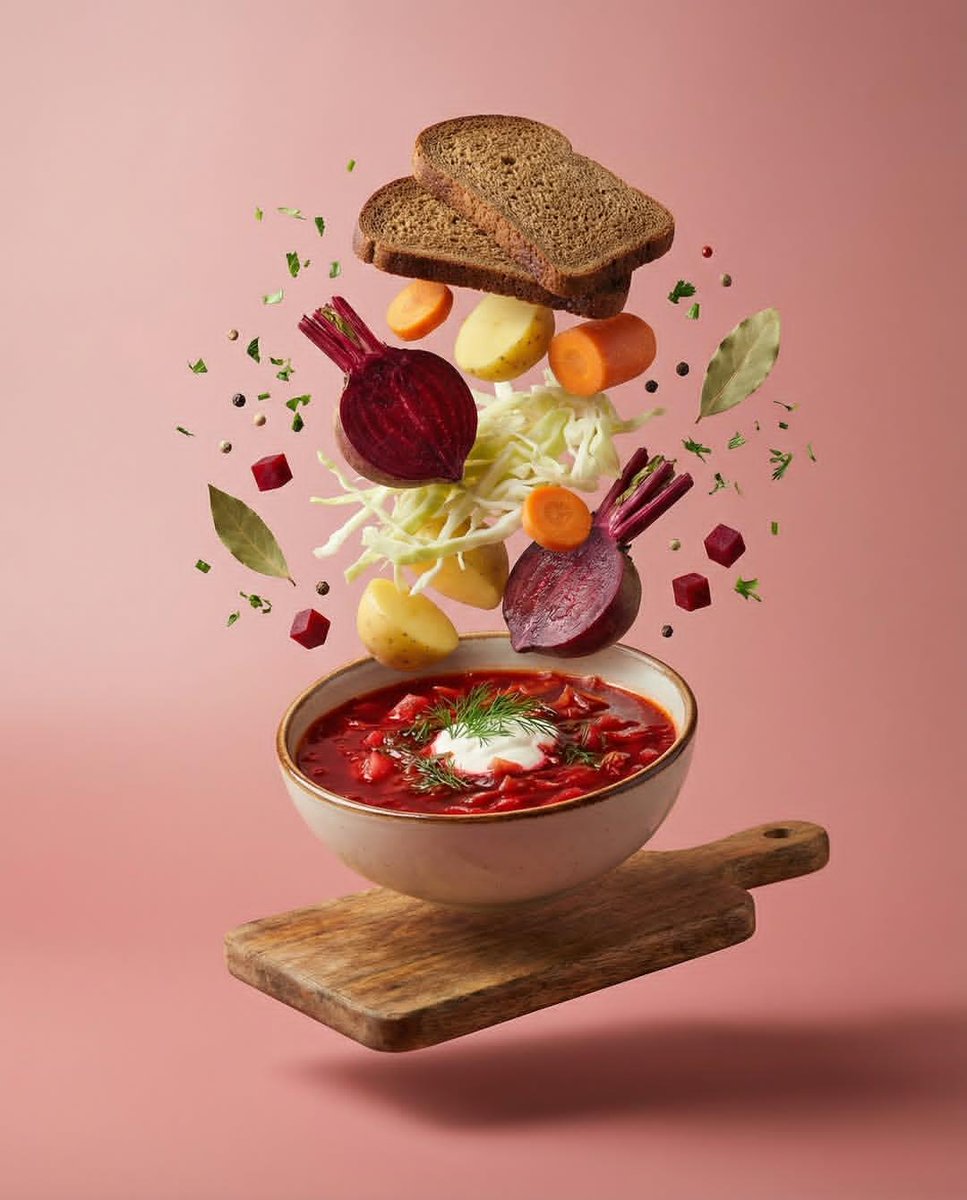 Professional studio food photography series featuring deconst... 2