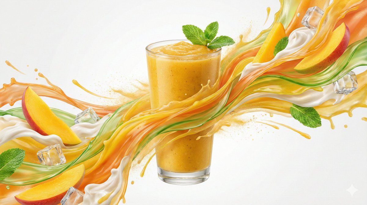 Dynamic flavor wave composition of [FOOD], with colorful ener... 2