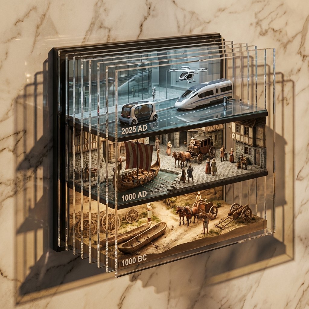 Cinematic, hyper realistic. A stacked depth composition of ul... 2