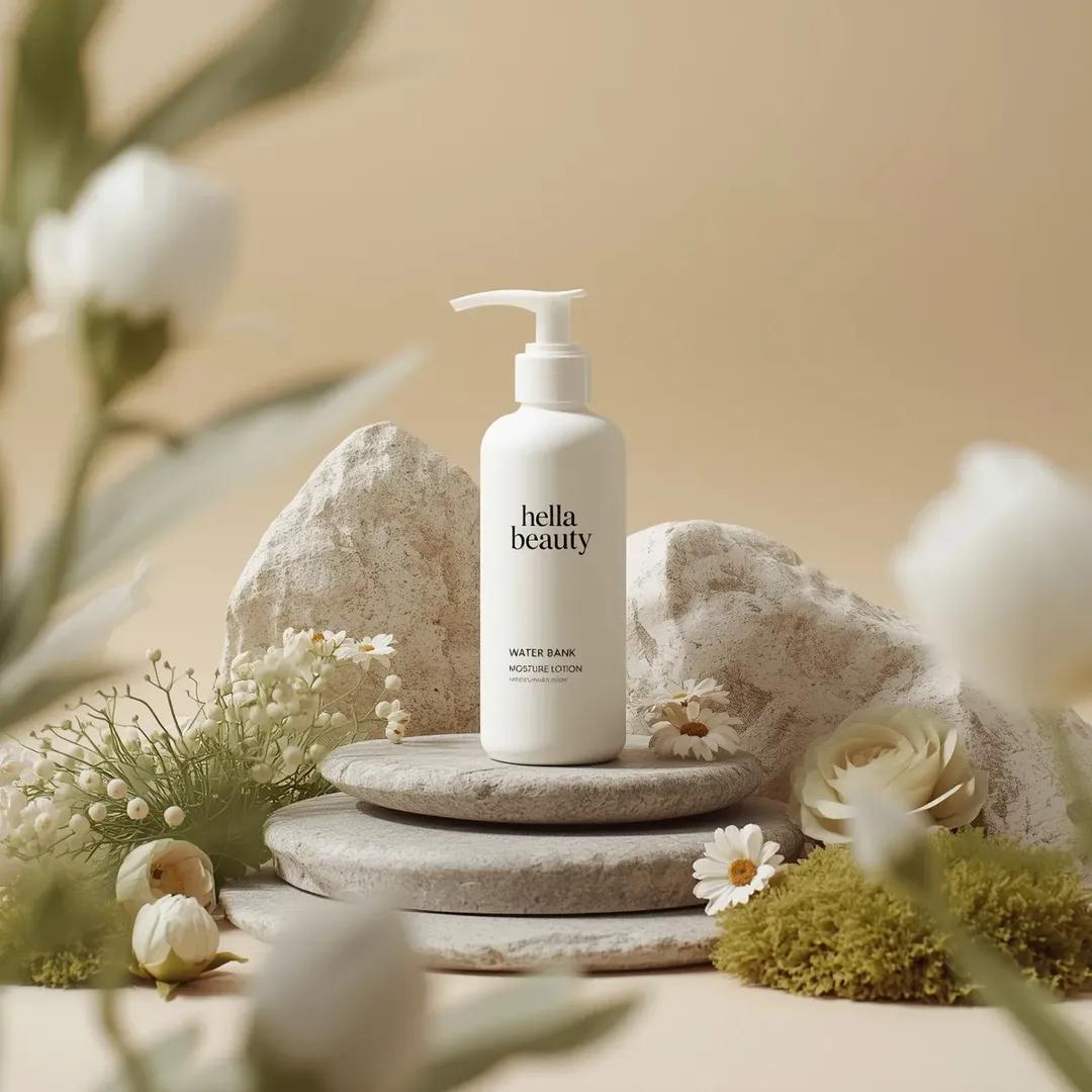 Ultra high end photorealistic commercial skincare product pho...
