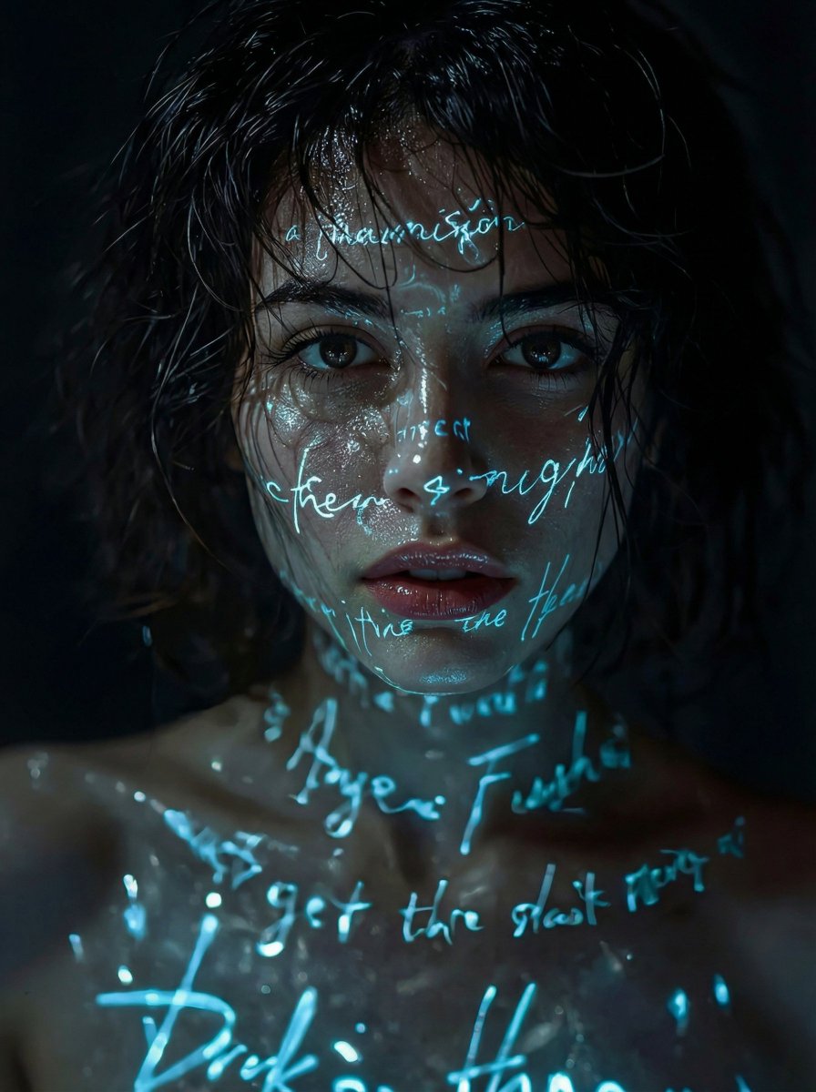 A cinematic, hyper realistic close up portrait of a mysteriou...