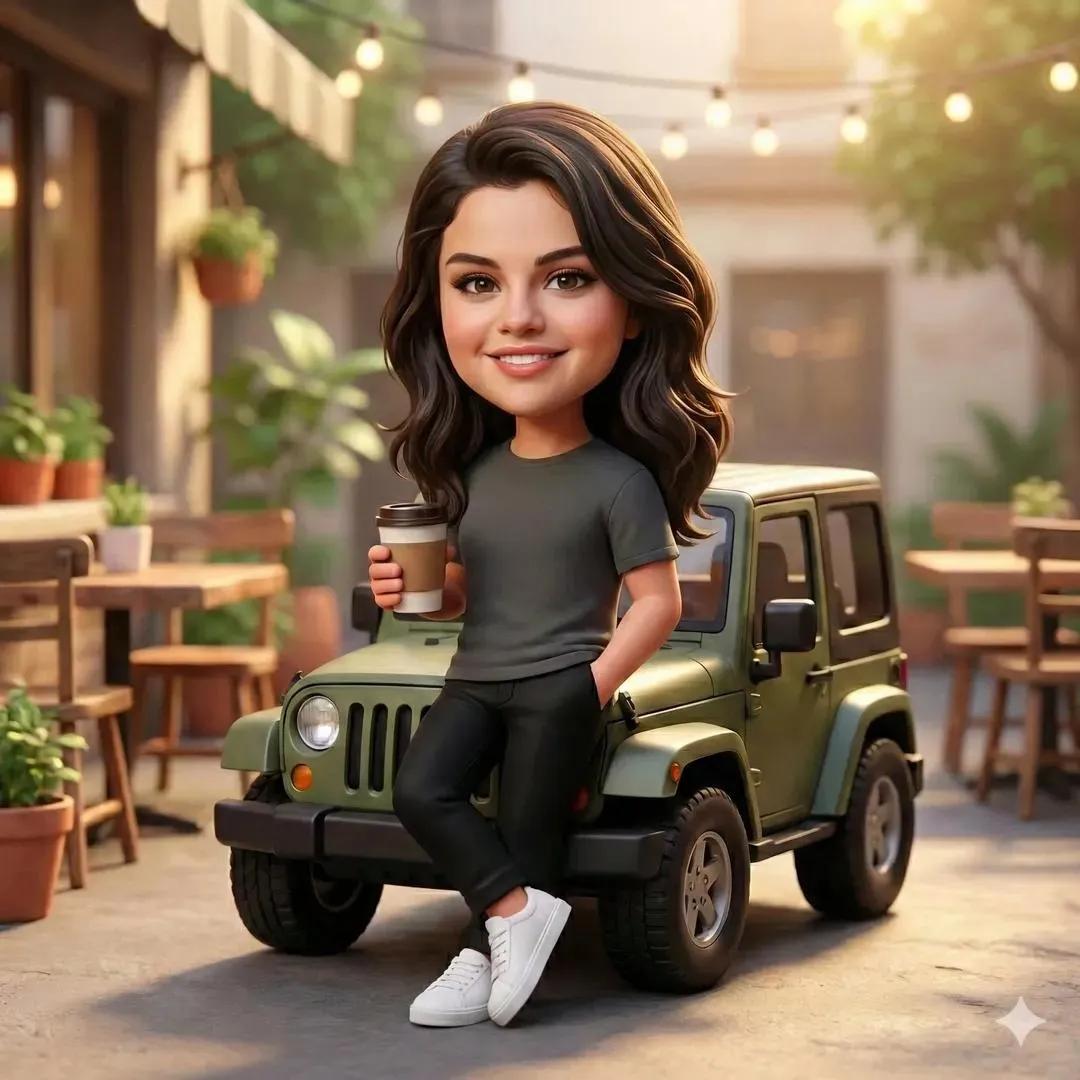 Ultra detailed 3D chibi style character with a big head and e... 2
