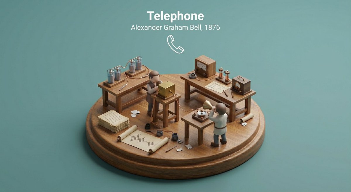 Create a miniature 3D isometric diorama showing the invention... 4