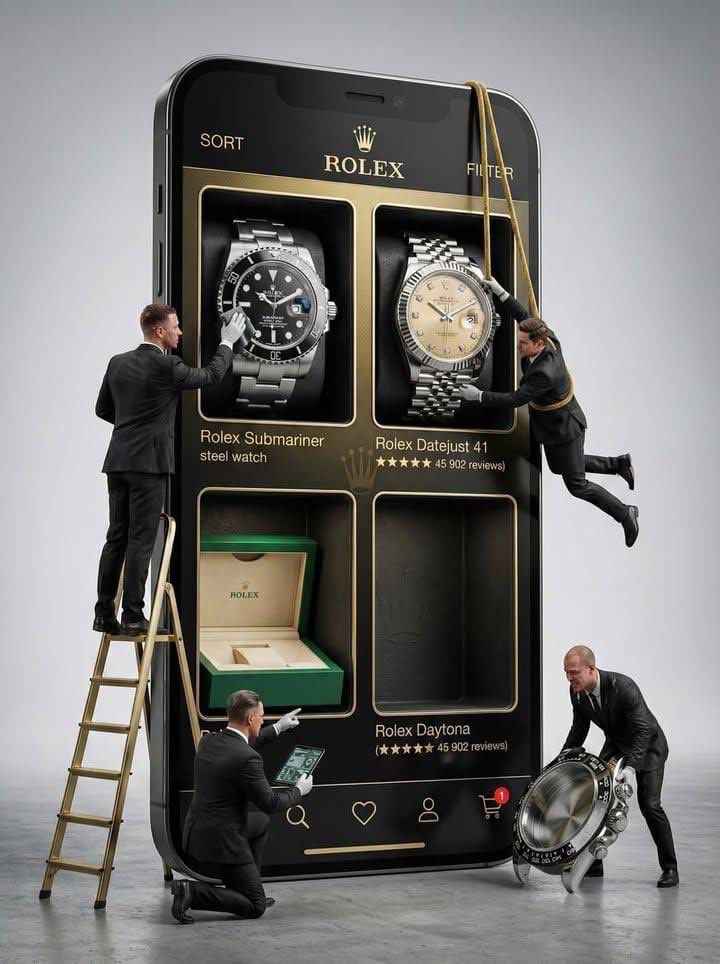 Ultra realistic creative advertising scene showing a giant sm... 2