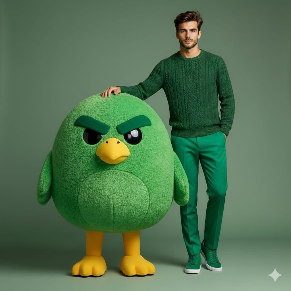High end studio fashion portrait of a handsome male model sta...