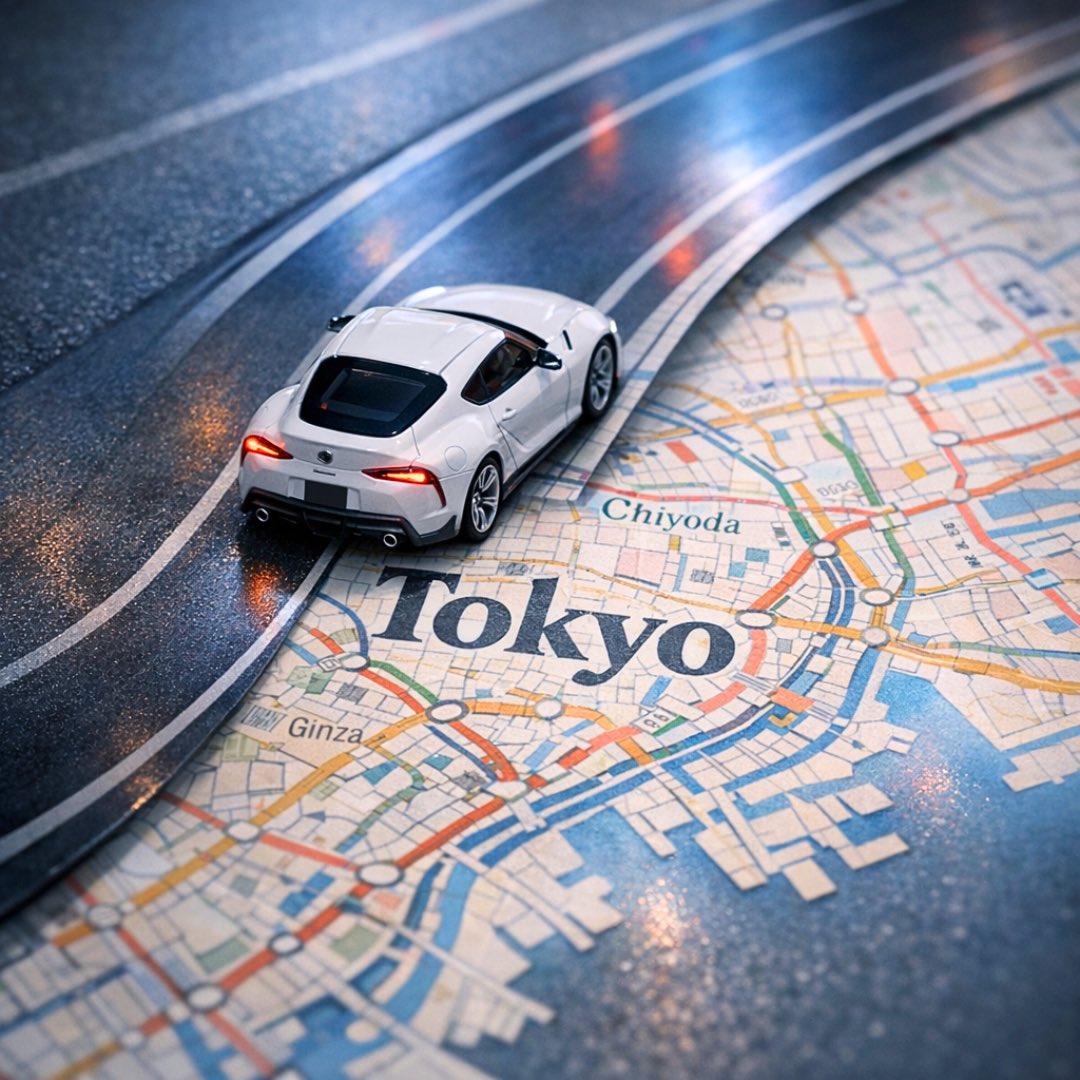 A surreal, hyper realistic close up scene of a miniature [CAR... 2