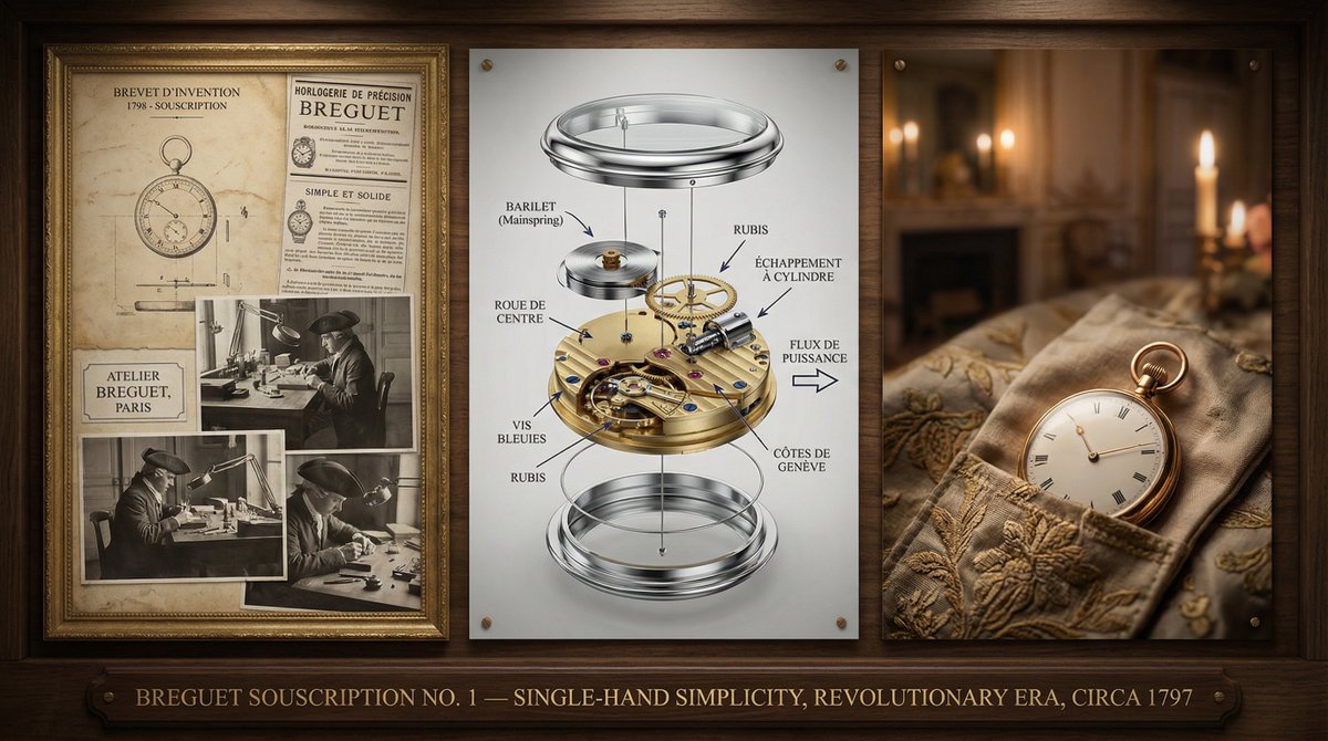 A master watchmaker's documentation board for [TIMEPIECE] — [... 2