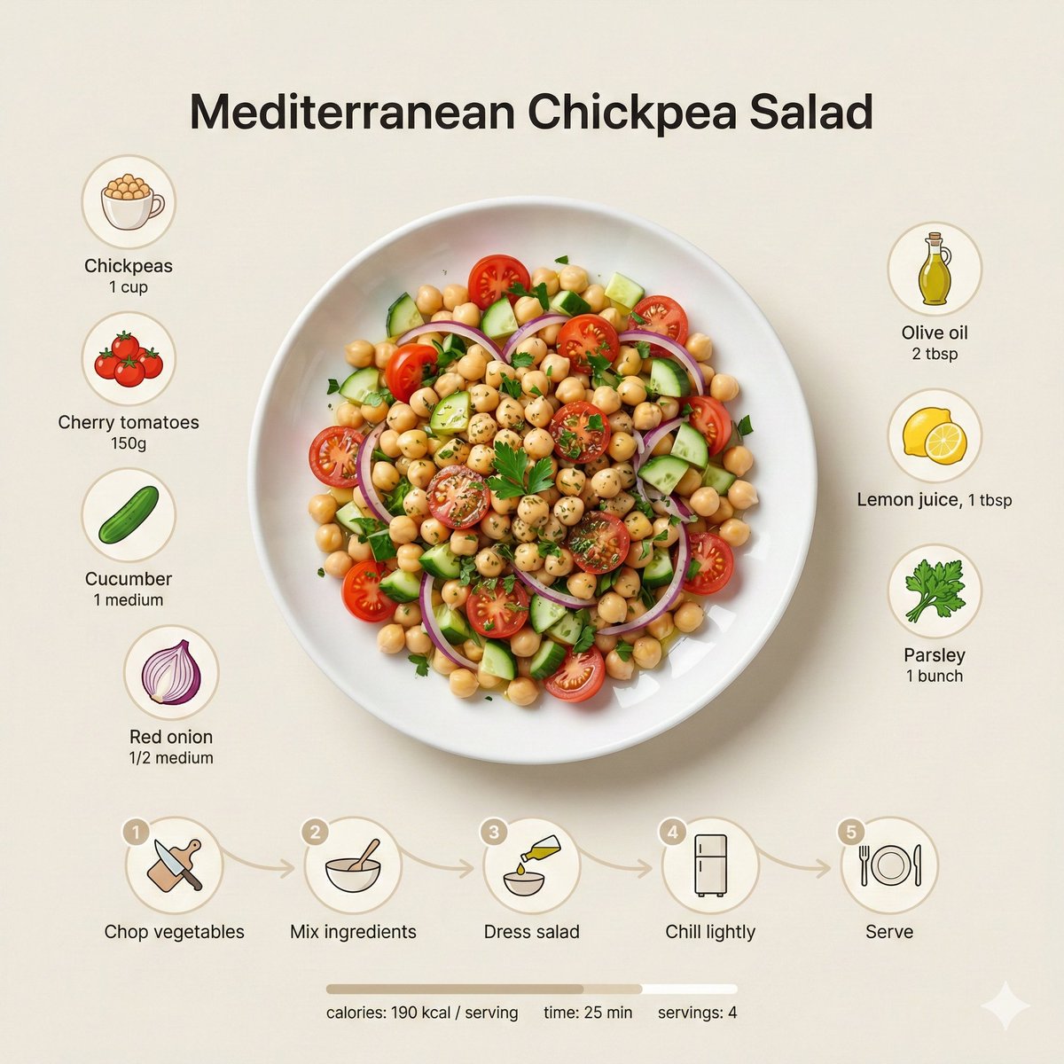 "style": "Minimalist modern recipe infographic", 2