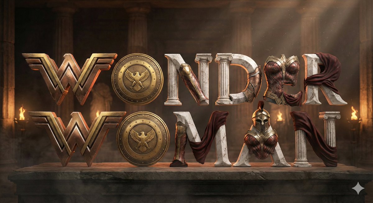 Create a cinematic 3D typographic composition spelling [WORD... 4