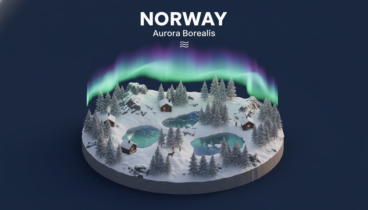 Create an isometric miniature 3D diorama highlighting the nat... 2