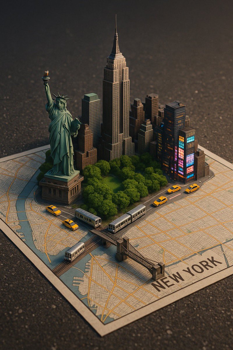 A street style map of [CITY NAME] placed on a {MAP SURFACE},... 2