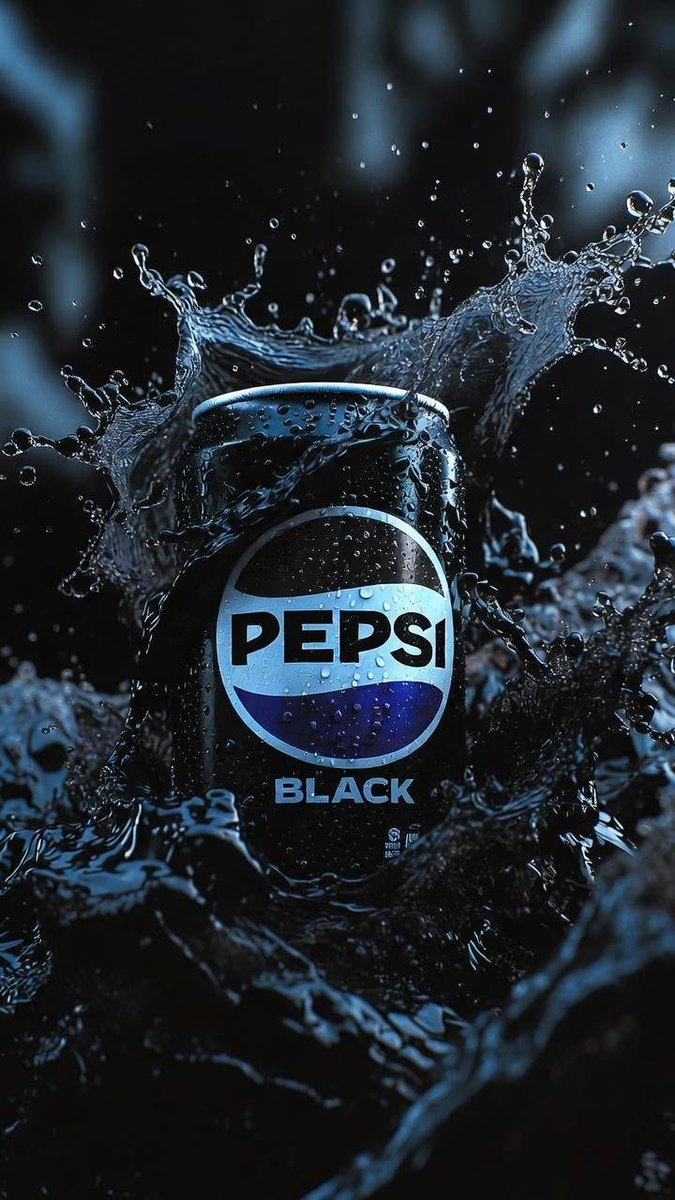Hyper realistic cinematic product photograph of a Pepsi Black... 2