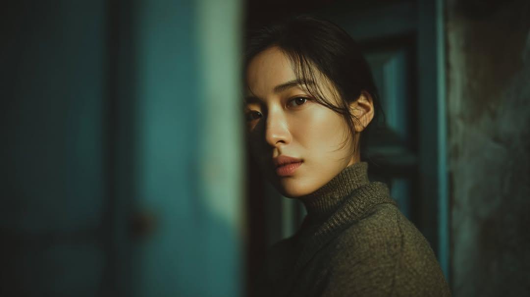 Photorealistic cinematic portrait of a young East Asian woman... 4