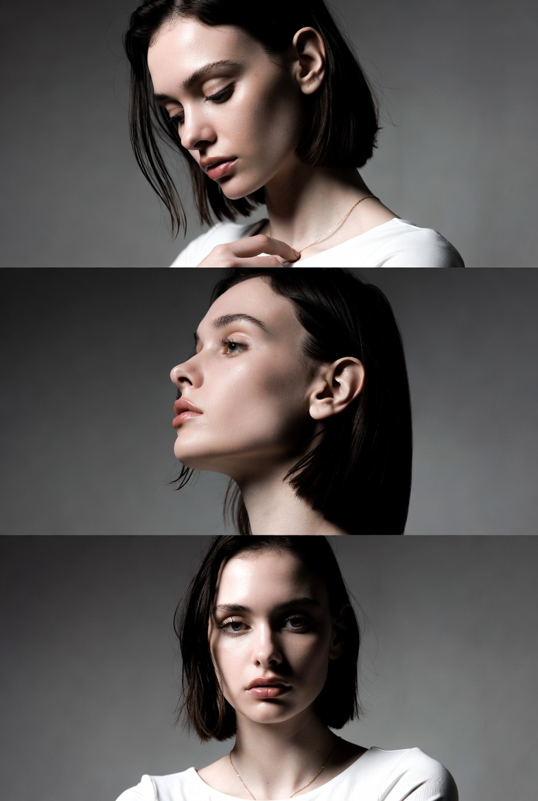 Preserve the face, proportions, and external features of the... 2