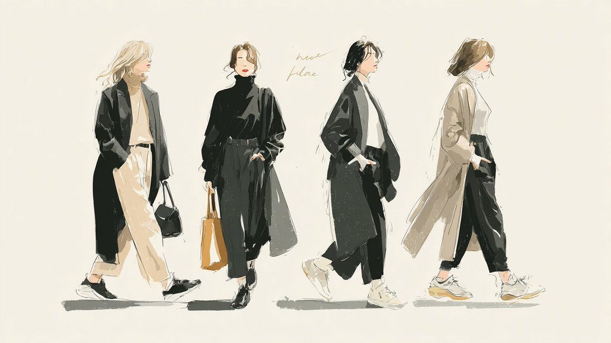 Designer, if you want your SNS icon to stand out from the crowd, how about this fashion-style illustration? 2