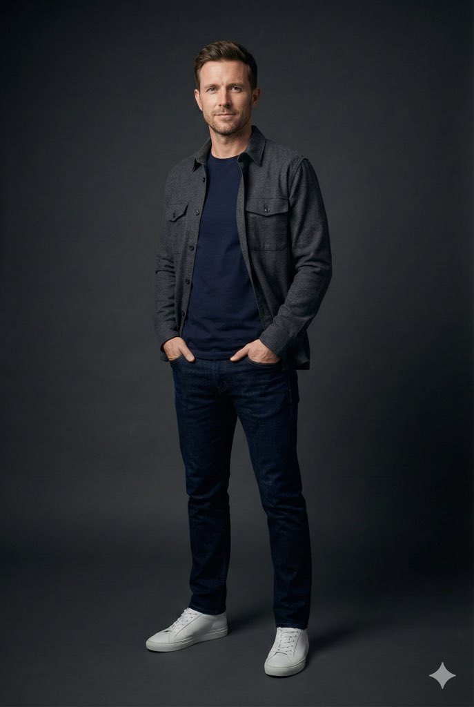 Photorealistic studio portrait of an average British man in h... 2