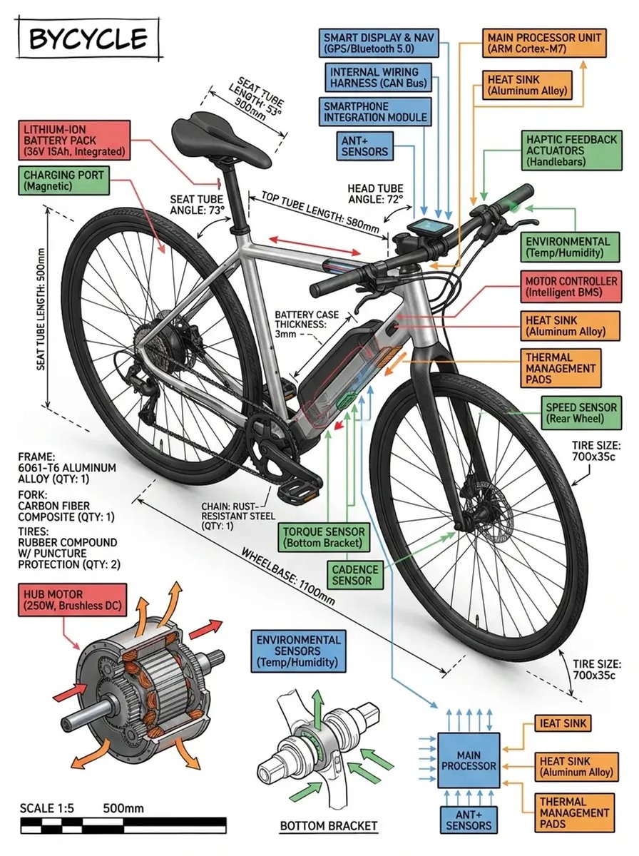 Create a technical infographic of [OBJECT] with a 45 degree i... 2