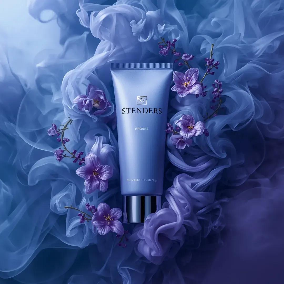 Ultra realistic luxury cosmetic product photography in a dram... 2