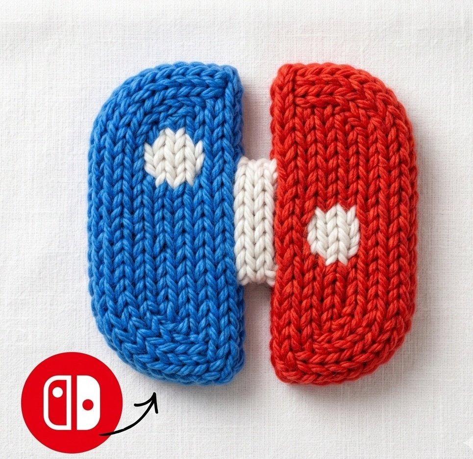 Instagram logo made from thick knitted wool yarn, handcrafted... 2