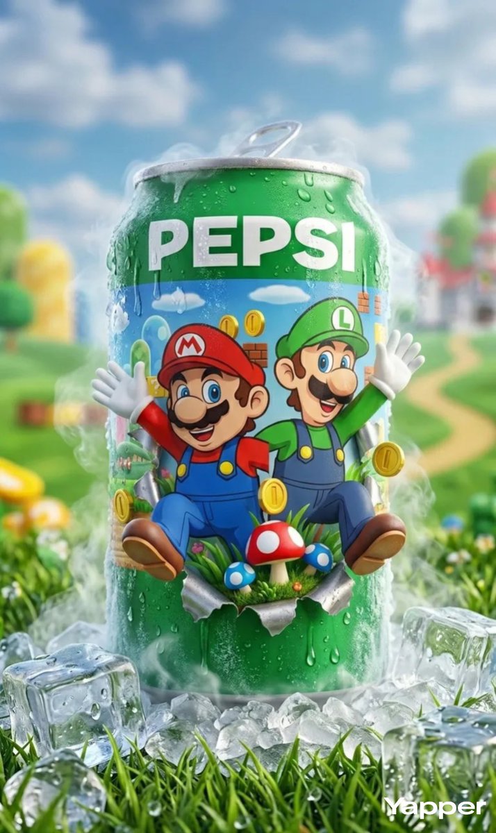 Ultra realistic product photography of a chilled blue Pepsi c... 2