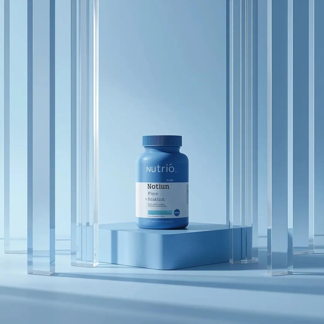 Ultra realistic minimalist product photography featuring a cy... 3