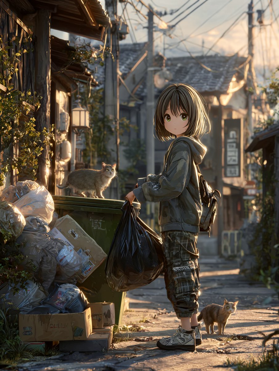 The Girl Who Takes Out the Trash — Morning ☀️