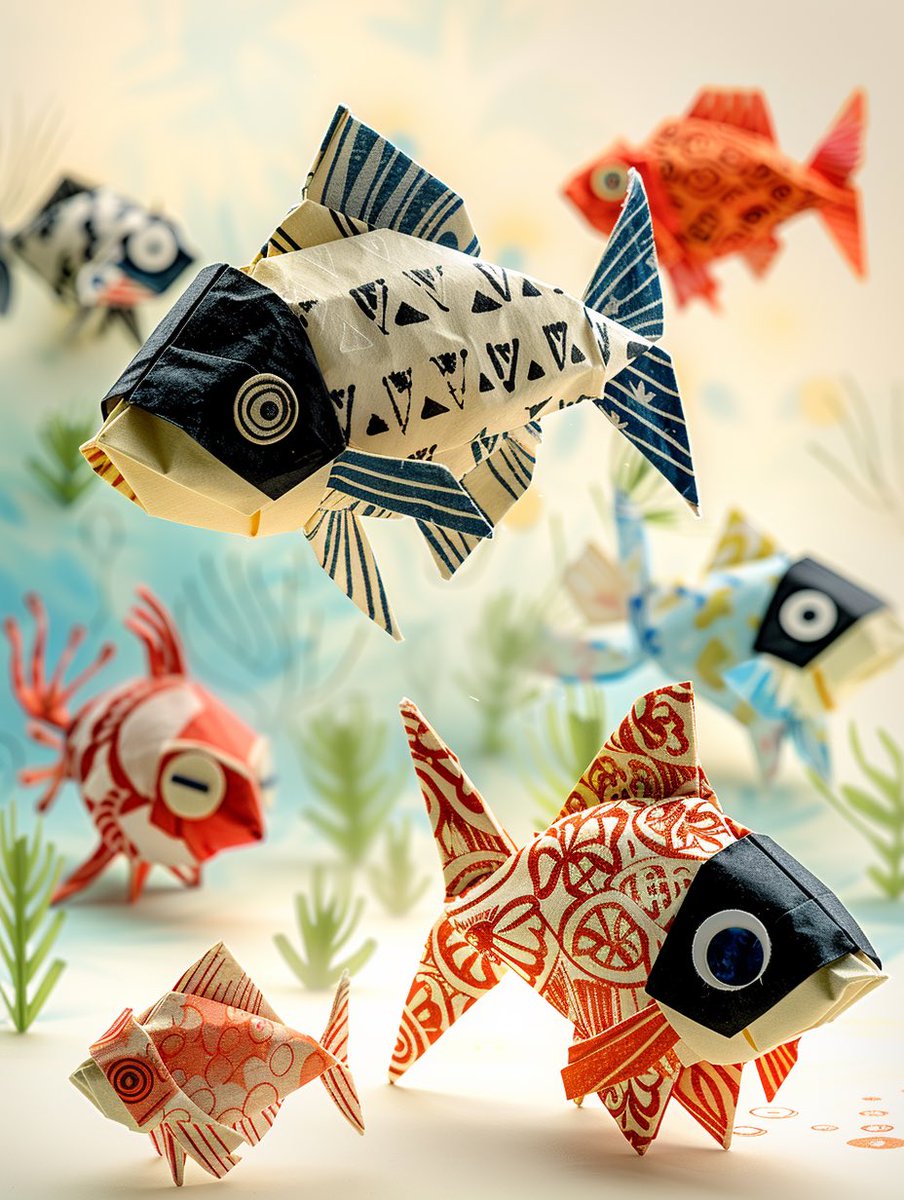 Origami goldfish