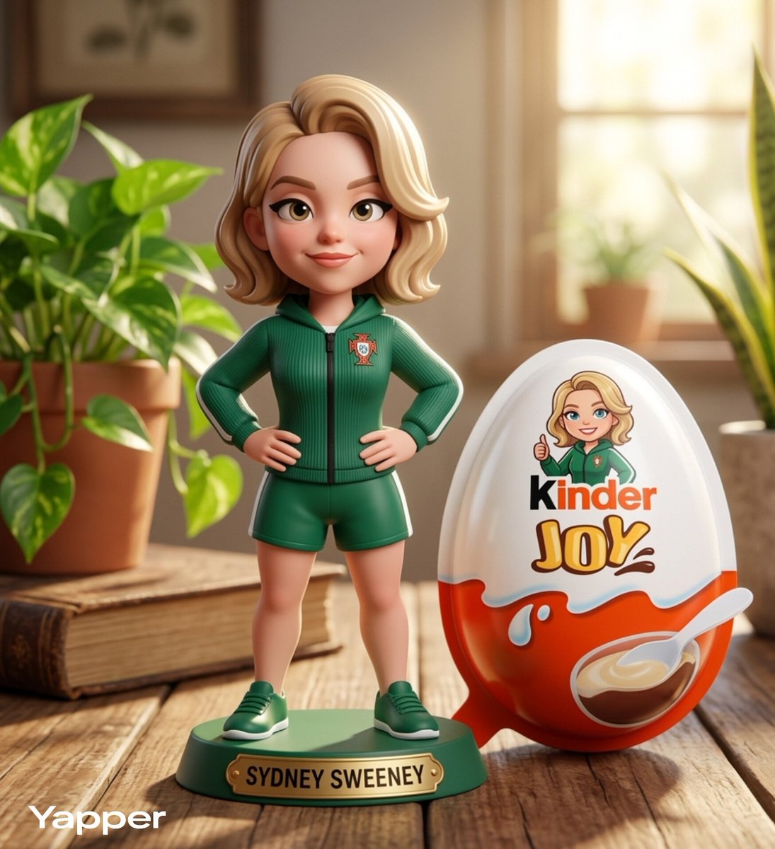 A cute stylized 3D collectible figurine inspired by Cristiano... 2