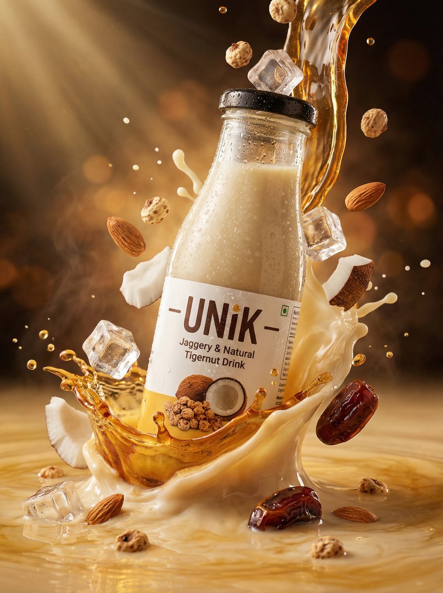 Ultra realistic lifestyle beverage advertisement featuring a... 3