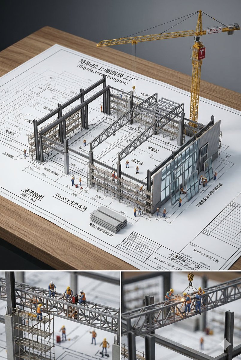 An architectural blueprint of {BUILDING NAME} placed on a {SU...