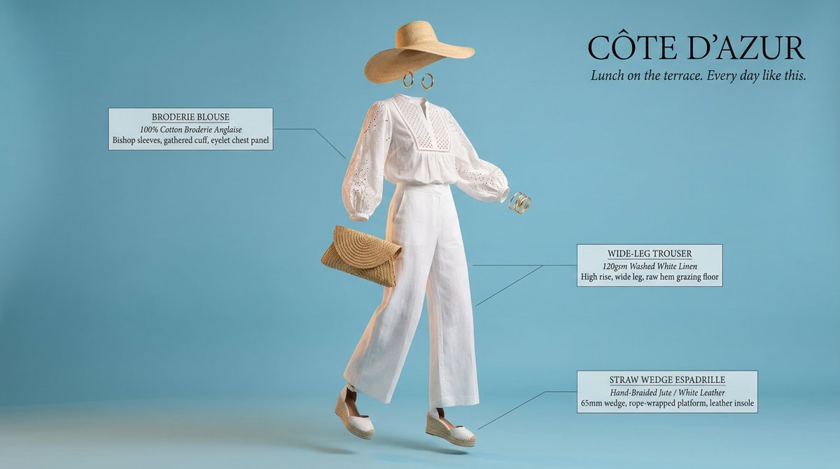 Complete [STYLE] outfit floating in its exact worn position a... 2