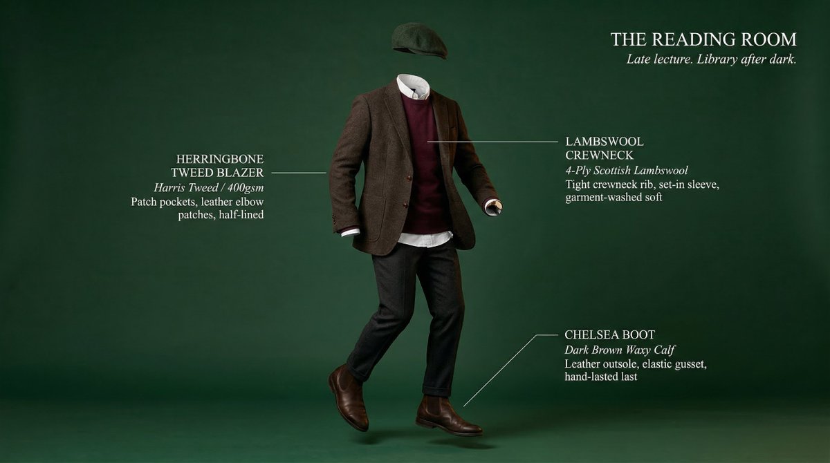Complete [STYLE] outfit floating in its exact worn position a... 3